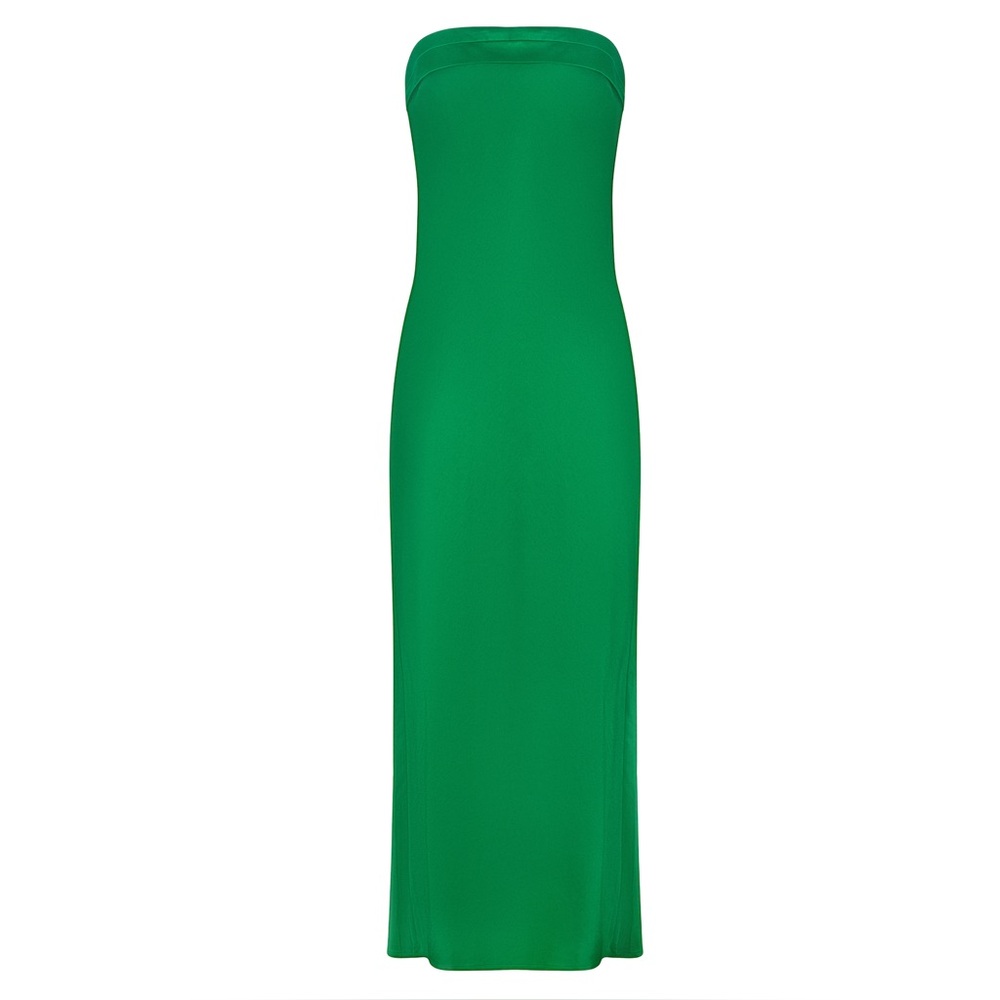 Hera Collection Green Strapless Dress
